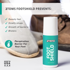 Дезодорант-антиперспирант для ног FoottShield 2Toms шариковый